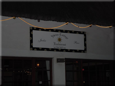 Night View of Local Restaurant